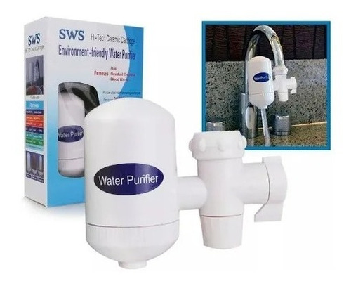 Filtro purificador de agua para caño