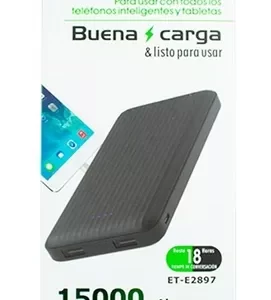 Cargador Portátil de 15,000 Amp / 2 entradas