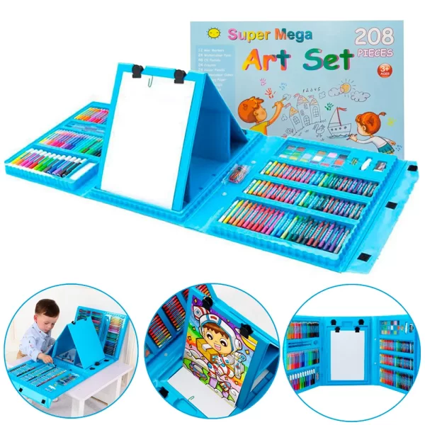 Set de Arte de 208 piezas para niños y niñas - Imagen 3